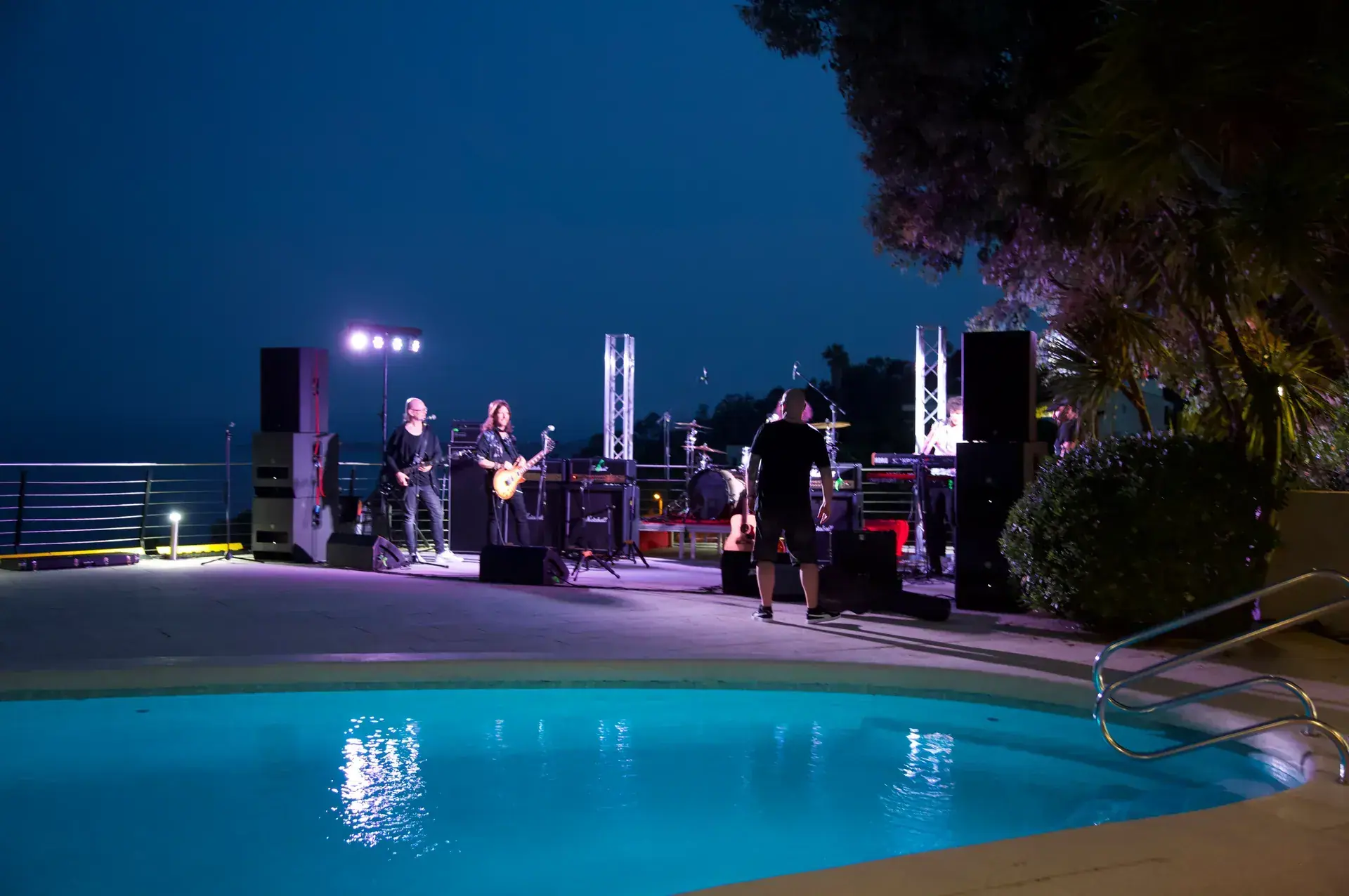 Poolside at Villa Oxygène