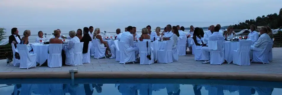 A private dinner at Villa Oxygène