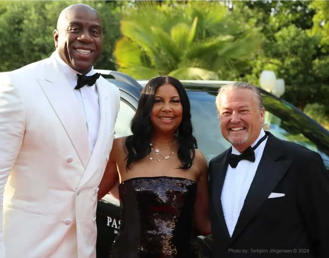 Magic Johnson at Villa Oxygène